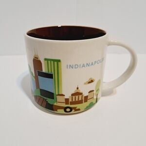 Starbucks You Are Here Collection Indianapolis‎ 14oz Stoneware Mug